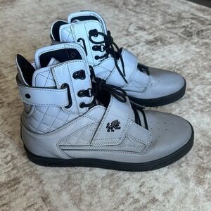 Vlado Atlas DS Men's Sz 9 Shoes Rare Discontinued Hi Top Quilted Reflective